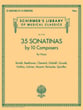 35 Sonatinas piano sheet music cover